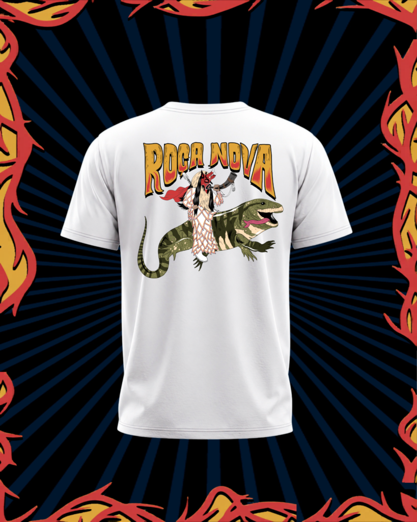 camiseta roça nova folia de magos costas