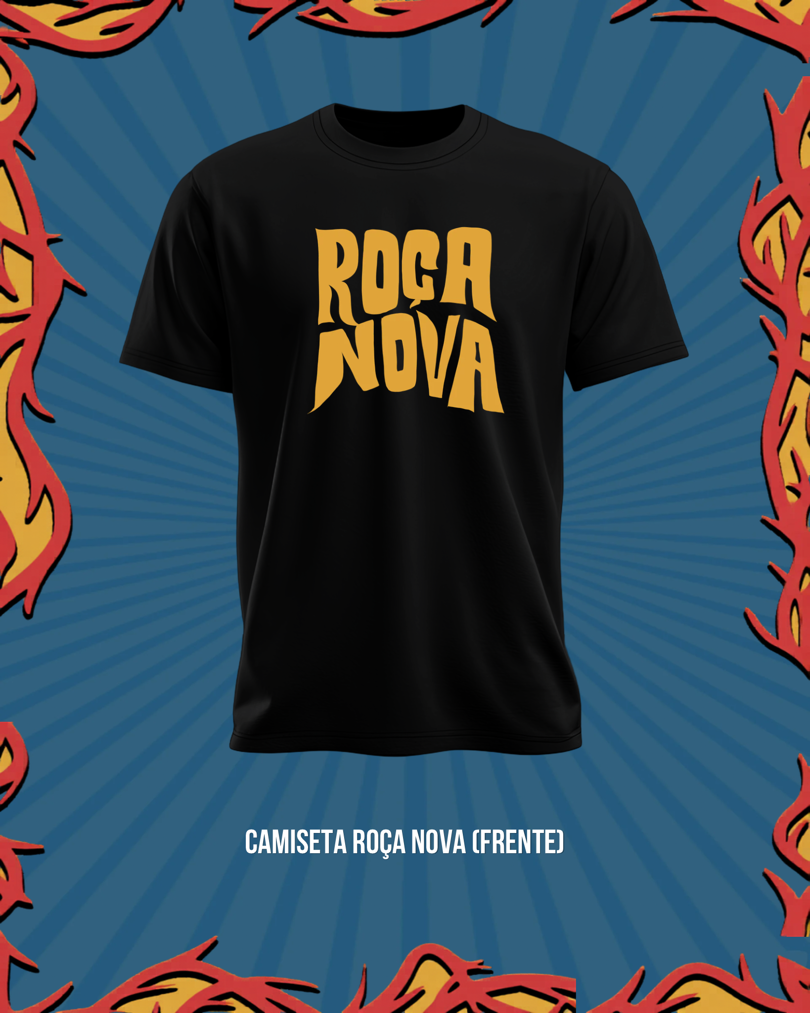 camiseta roça nova